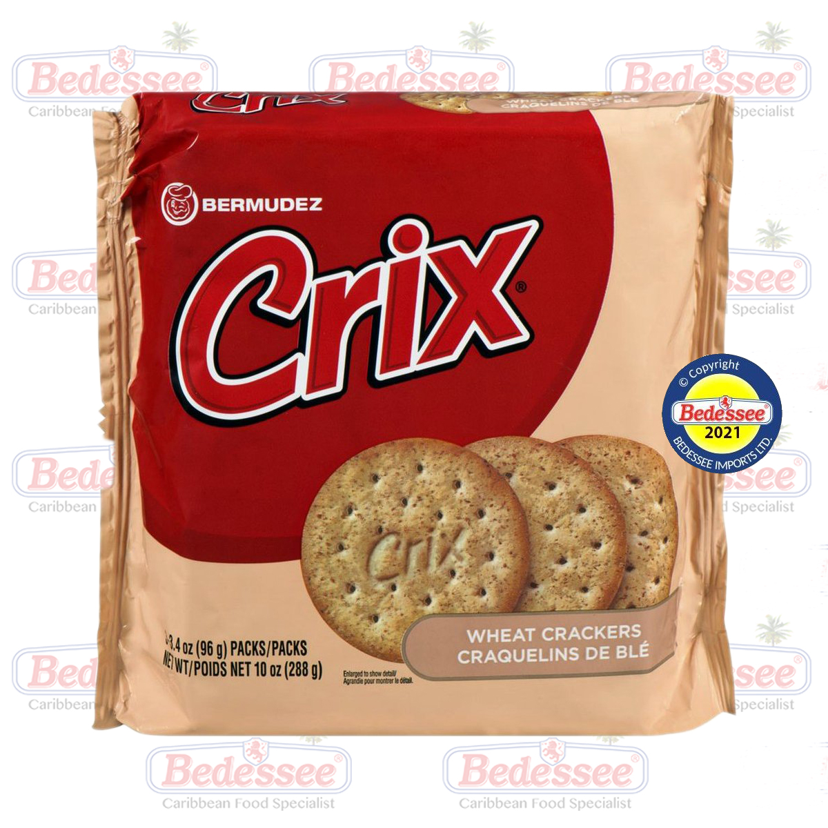 CRACKERS WHOLE WHEAT 3PK