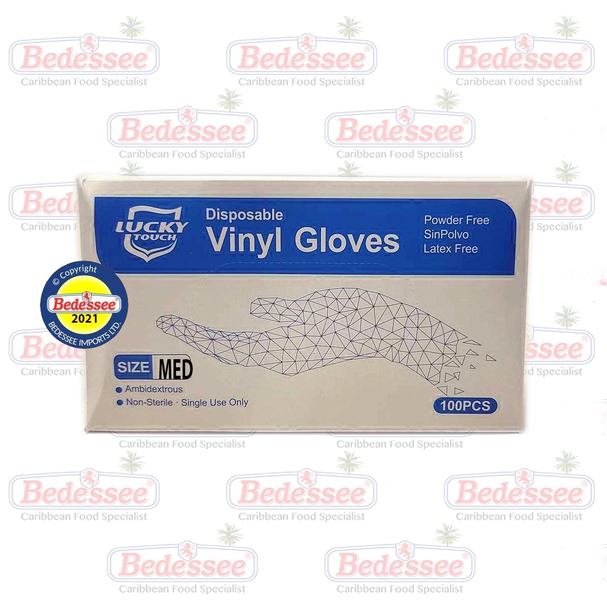 GLOVES VINYL CLEAR