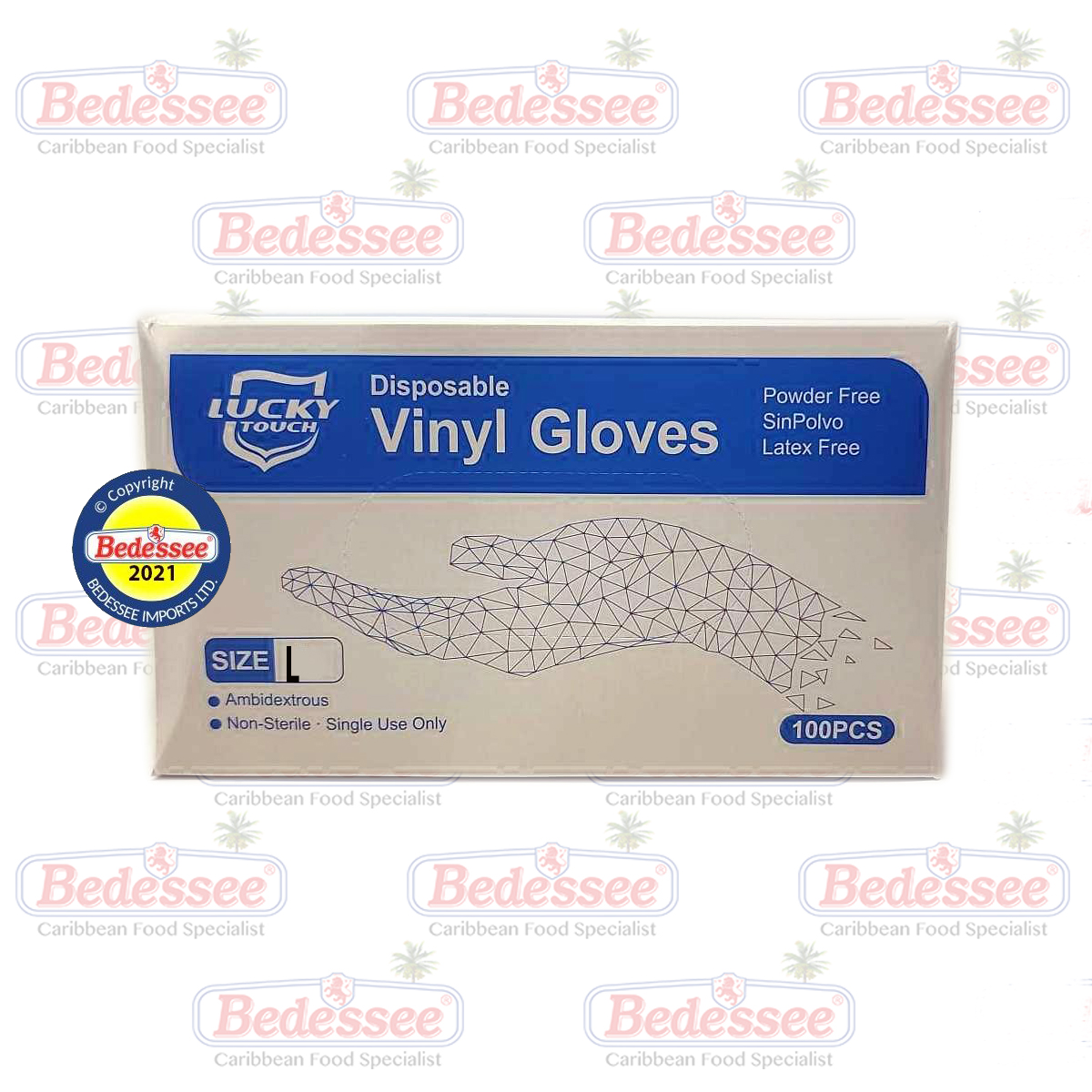 GLOVES VINYL CLEAR